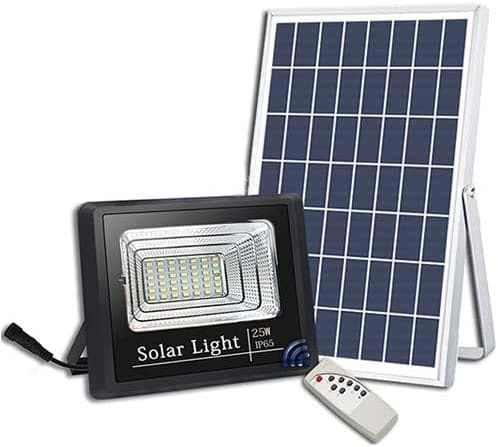 Solar Flood Light - 25 Watt With Remote