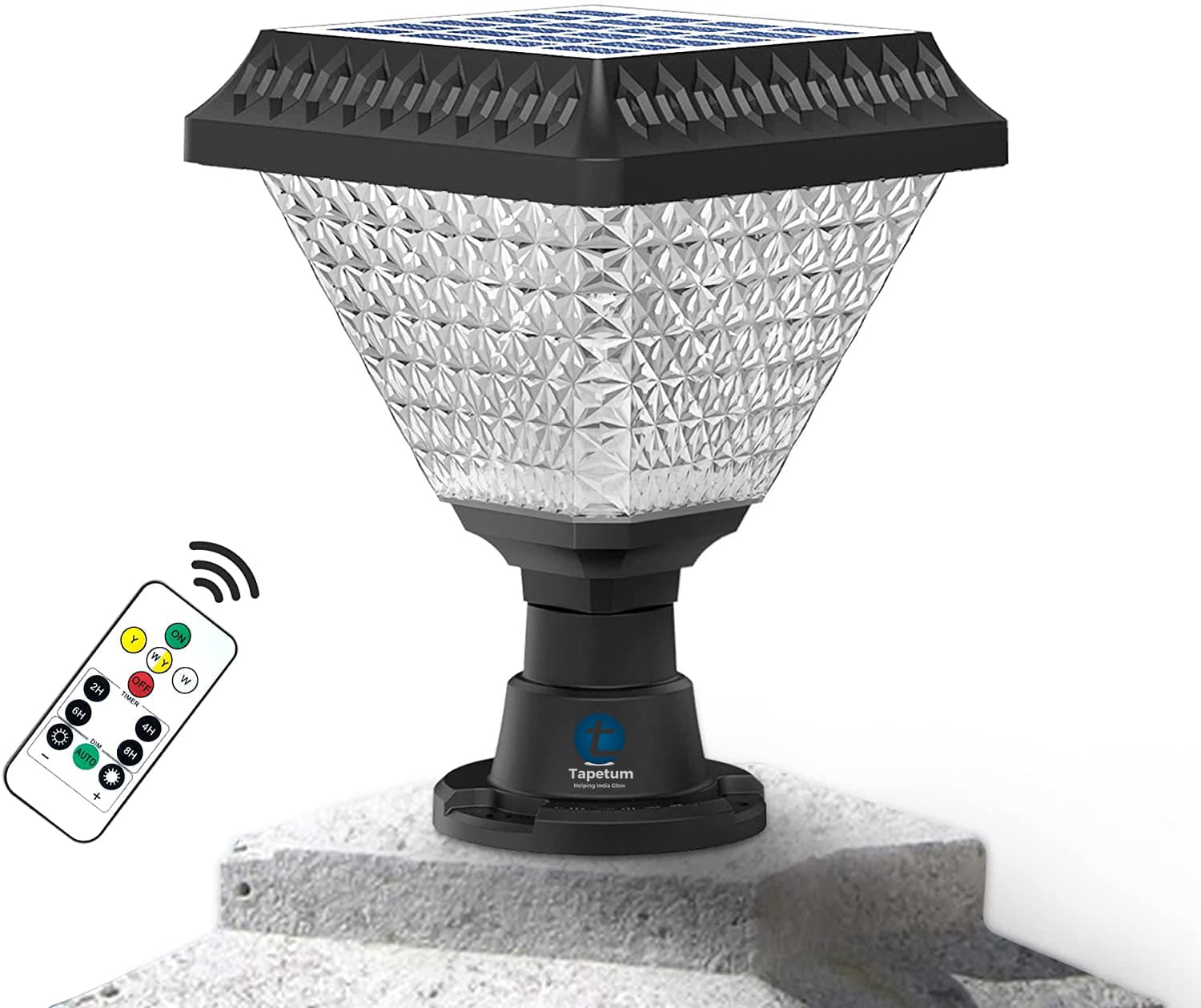 Solar Post Light Warm White/Cool White