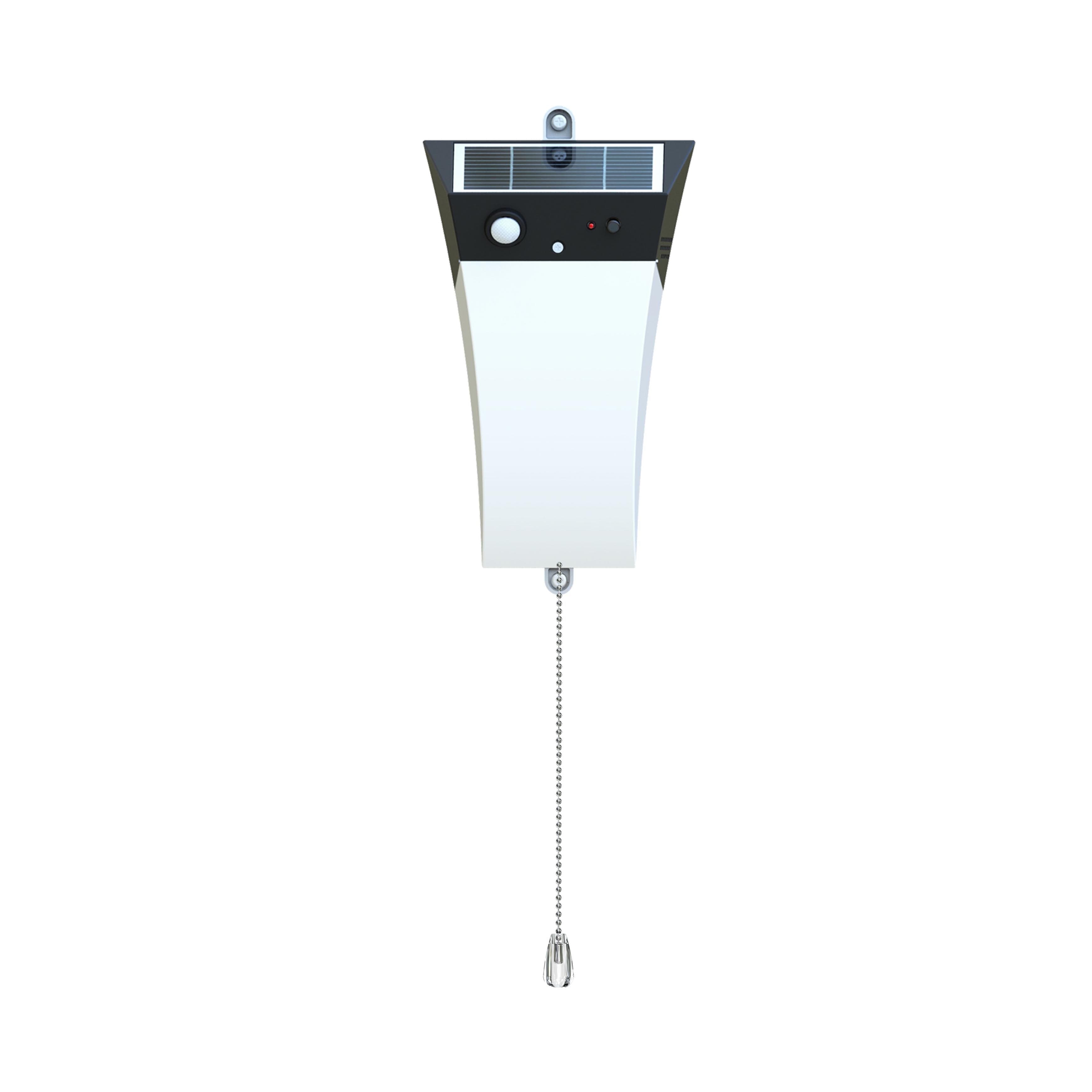 Solar Motion Wall Light - White LED Light