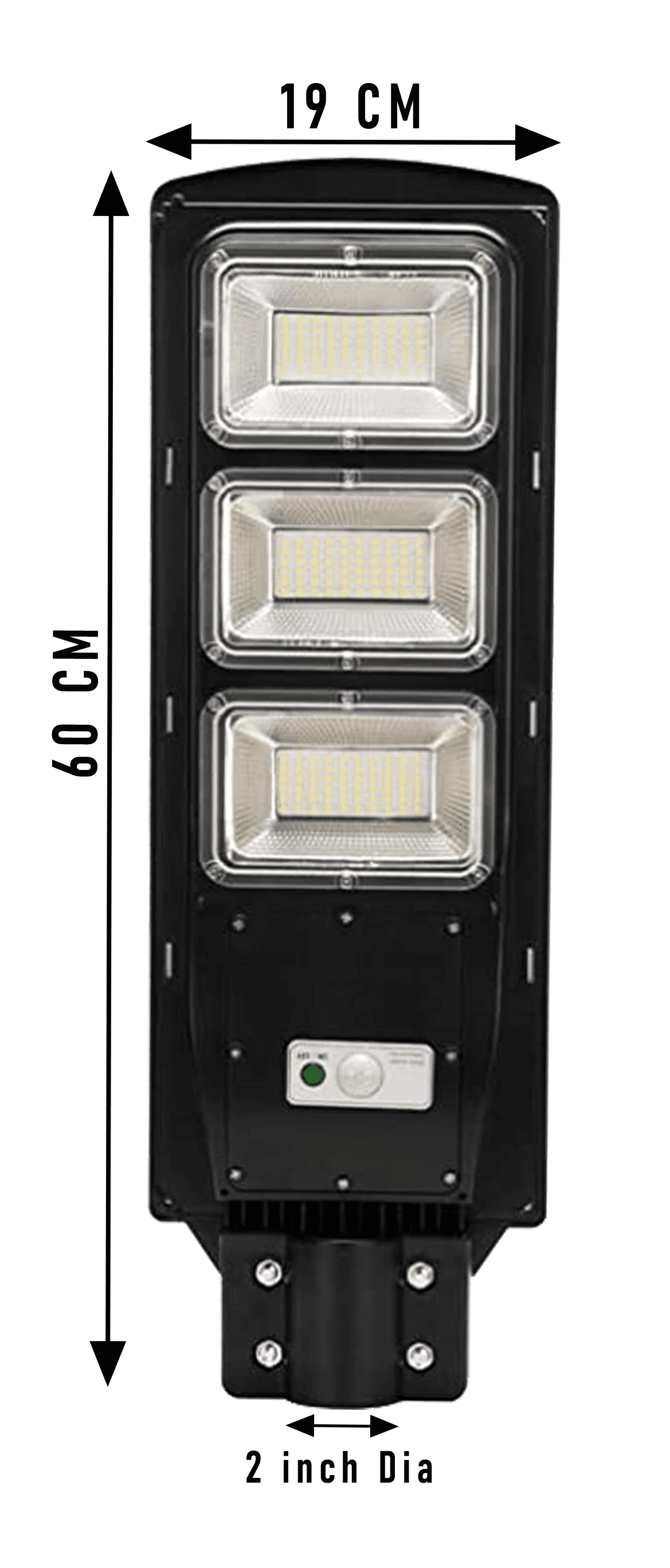 Solar Street Light 90 Watt LED Chip Owl Series Motion Sensor