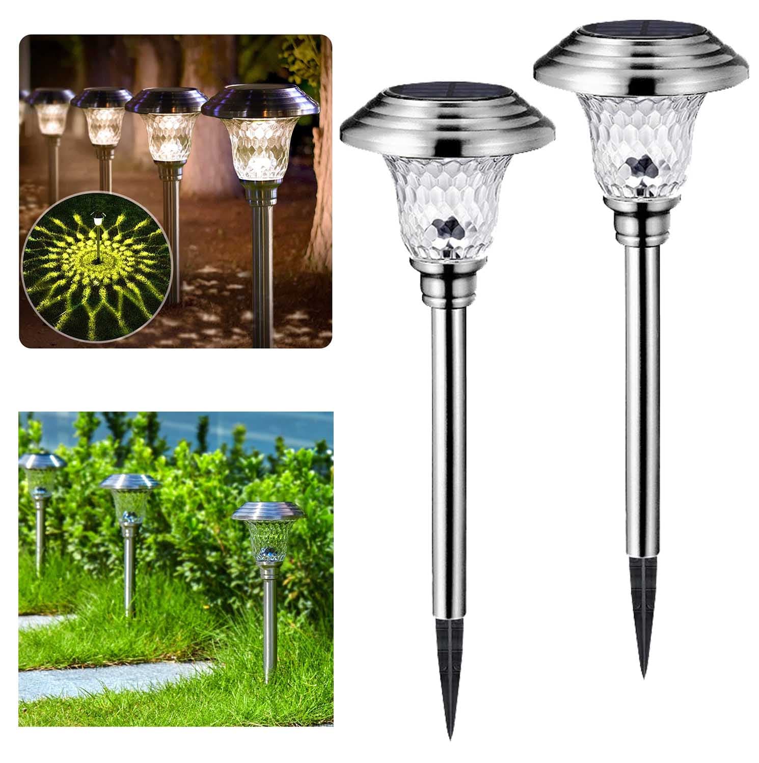 Solar Moonlit Pathway Garden Light- TSMPL2W (Pack Of 2)