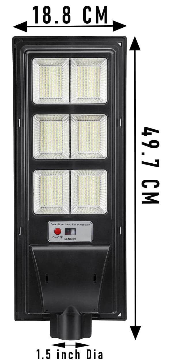 Solar Owl Street Light 60 Watt LED Chip Motion Sensor
