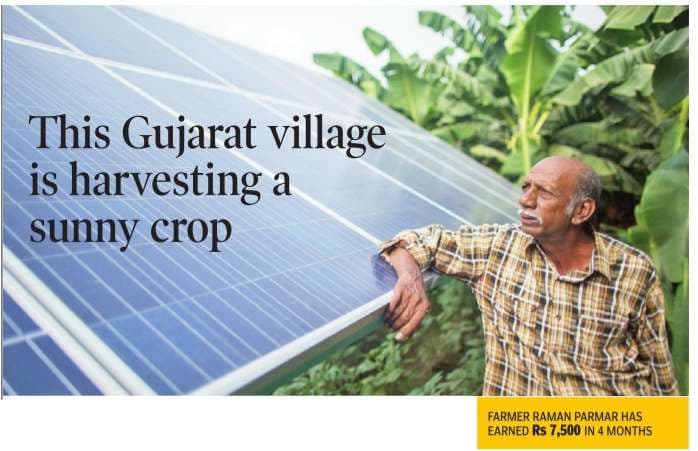 Solar power harvesting changing the life of framers